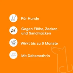 Adimere - Zeckenhalsband Hund -Bester Tierserien Laden adimere vlooienband 211577 0500 none