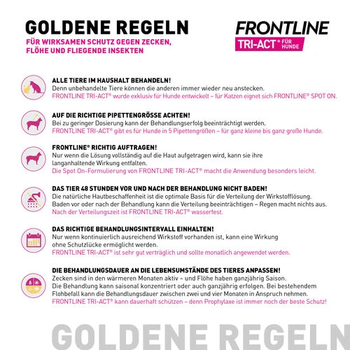 Frontline Tri-Act Gegen Zecken, Flöhe Und Fliegende Insekten Für Hunde 17 Frontline Tri-Act Gegen Zecken, Flöhe Und Fliegende Insekten Für Hunde – Bild 15