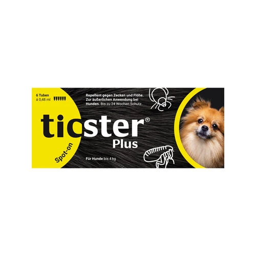 Ticster Plus Spot-on Hund <4 Kg 3 Ticster Plus Spot-on Hund <4 Kg