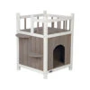 Trixie Natura Katzenhaus Mit Balkon 2 Trixie Natura Katzenhaus Mit Balkon -Bester Tierserien Laden trixie natura kattenhuis met balkon 93535 0500 none