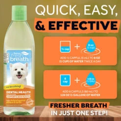 TropiClean - Fresh Breath Plus Skin & Coat Water Additive -Bester Tierserien Laden tropiclean fresh breath plus skin coat water additive 221166 0500 none