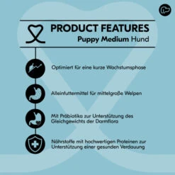 Vetality Puppy Medium - Hundefutter -Bester Tierserien Laden vetality puppy medium hondenvoer 213419 0500 none