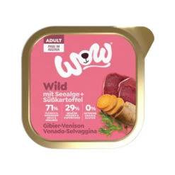WOW! Hundefutter Adult - Schale -Bester Tierserien Laden wow adult hondenvoer kuipje 208469 0500 none